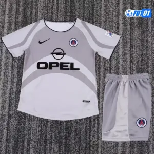 Camiseta Replica PSG Away Segunda Equipación 2001/02 Antigua(Camiseta + Pantalón Corto)