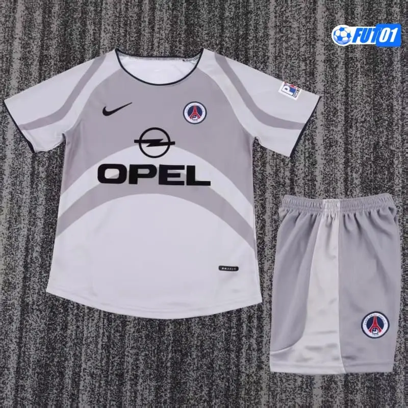 Camiseta Replica PSG Away Segunda Equipación 2001/02 Antigua(Camiseta + Pantalón Corto)