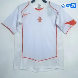 Camiseta Calidad Premium Holanda Away Segunda Equipación 2004 Retro