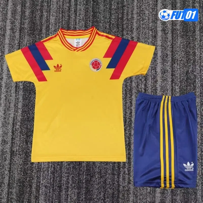 Camiseta Calidad THAI Colombia Home 1990 Retro Equipación