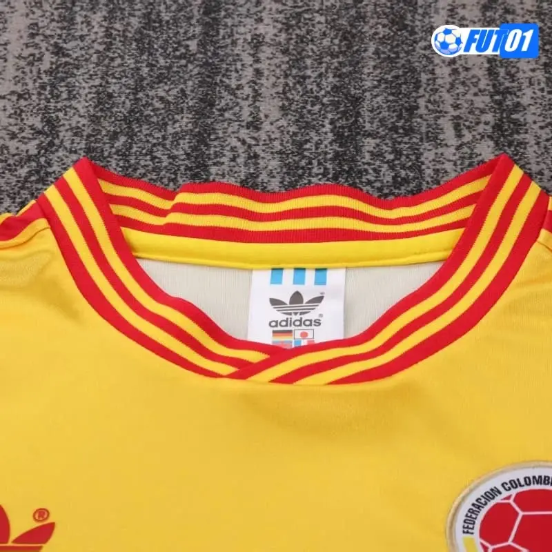 Camiseta Calidad THAI Colombia Home 1990 Retro Equipación