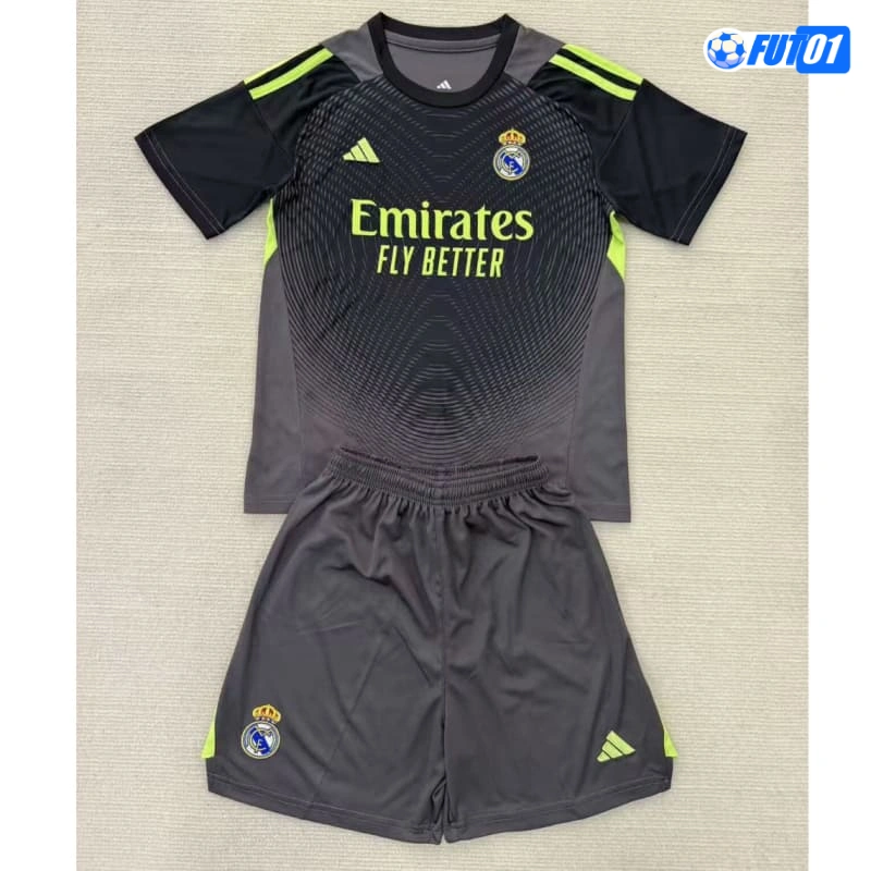 Camiseta Calidad Premium de Portero Real Madrid 2025/26 Negro