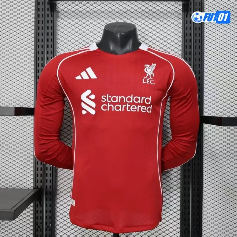 Camiseta Calidad AAA Liverpool Home Primera Equipación 2025/26 Versión Jugador ML