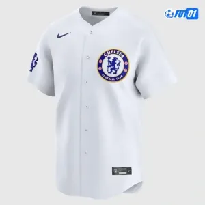 Camiseta Barata Chlesea 2025/26 Baseball Shirt Blanco