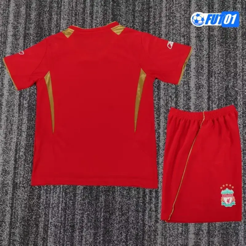 Camiseta Barata Liverpool Local Primera Equipación 2005/06 Retro(Camiseta + Pantalón Corto)
