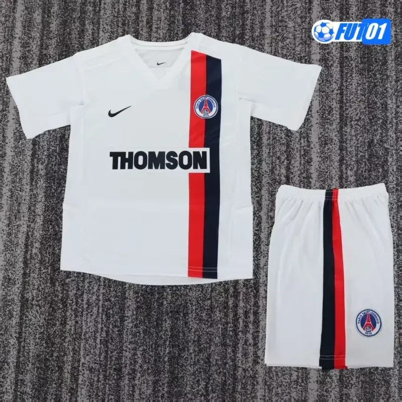 Camiseta Replica PSG Segunda Equipación 2002/03 Clasico Niño