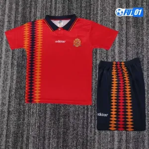 Camiseta Calidad Premium España Local 1994 Clasico(Camiseta + Pantalón Corto)