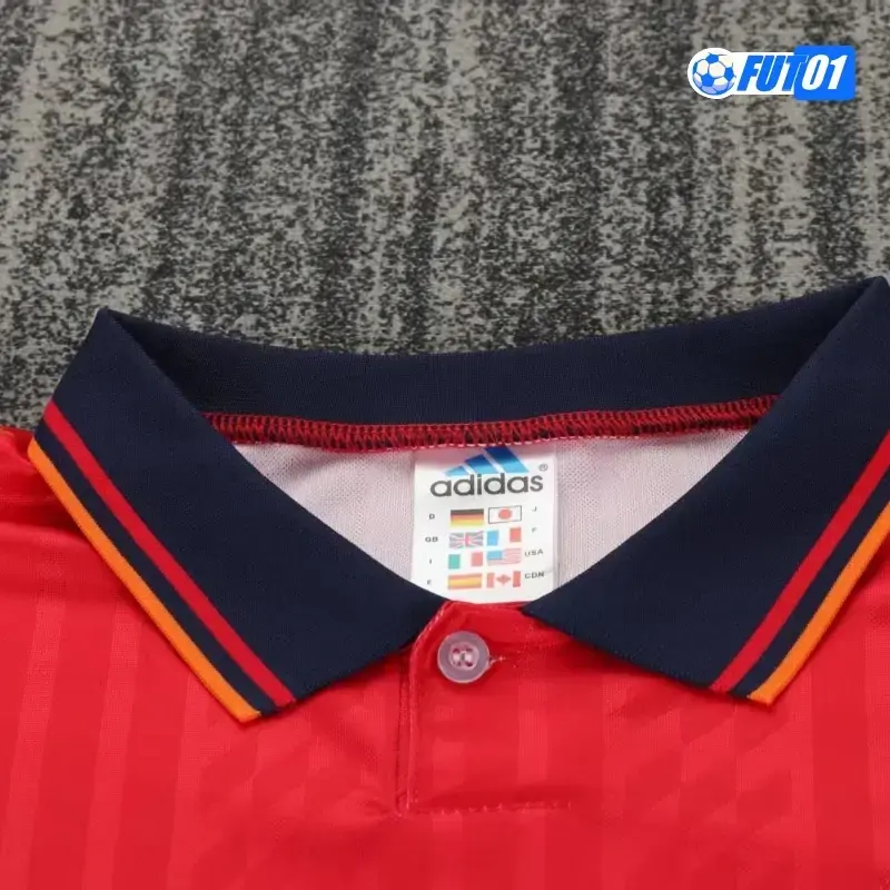 Camiseta Calidad Premium España Local 1994 Clasico(Camiseta + Pantalón Corto)