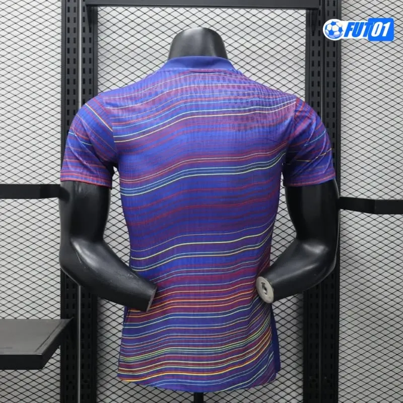 Camiseta Calidad THAI Barcelona 2025/26 Pre-Match Multicolor Versión Jugador