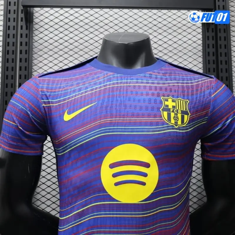 Camiseta Calidad THAI Barcelona 2025/26 Pre-Match Multicolor Versión Jugador
