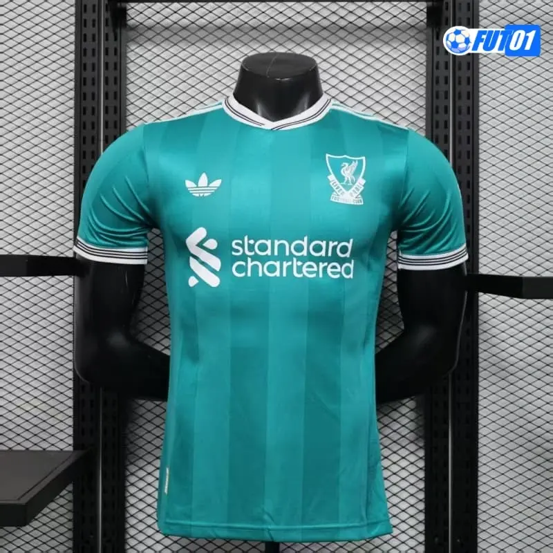 Camiseta Futbol Liverpool Alternativo Tercera Equipación 2025/26 Versión Jugador
