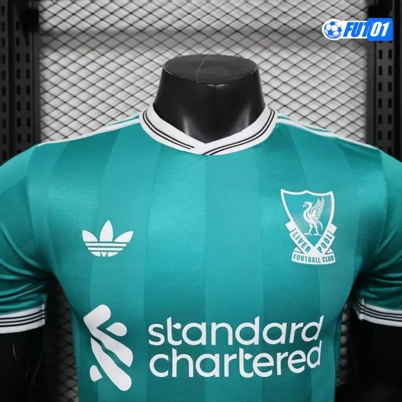 Camiseta Futbol Liverpool Alternativo Tercera Equipación 2025/26 Versión Jugador