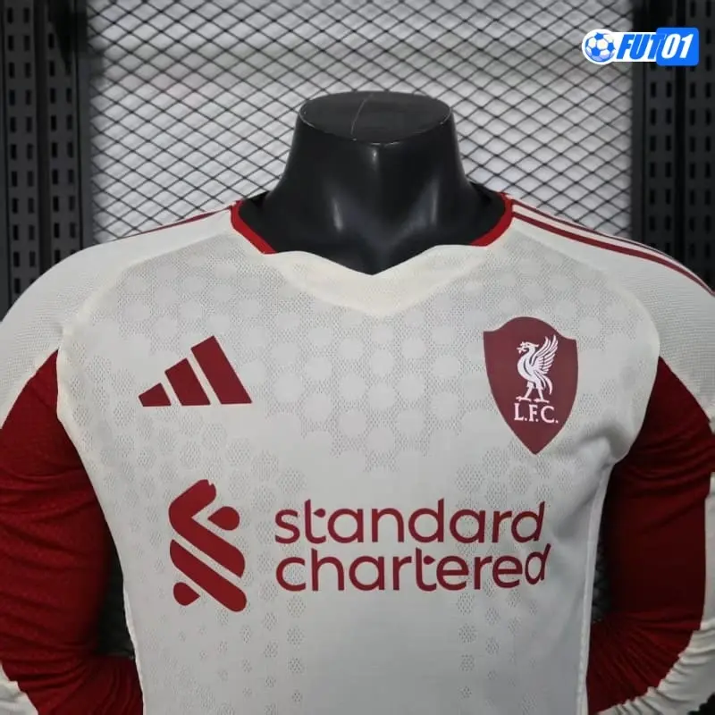 Camiseta Calidad Premium Liverpool Visitante 2025/26 Versión Jugador ML