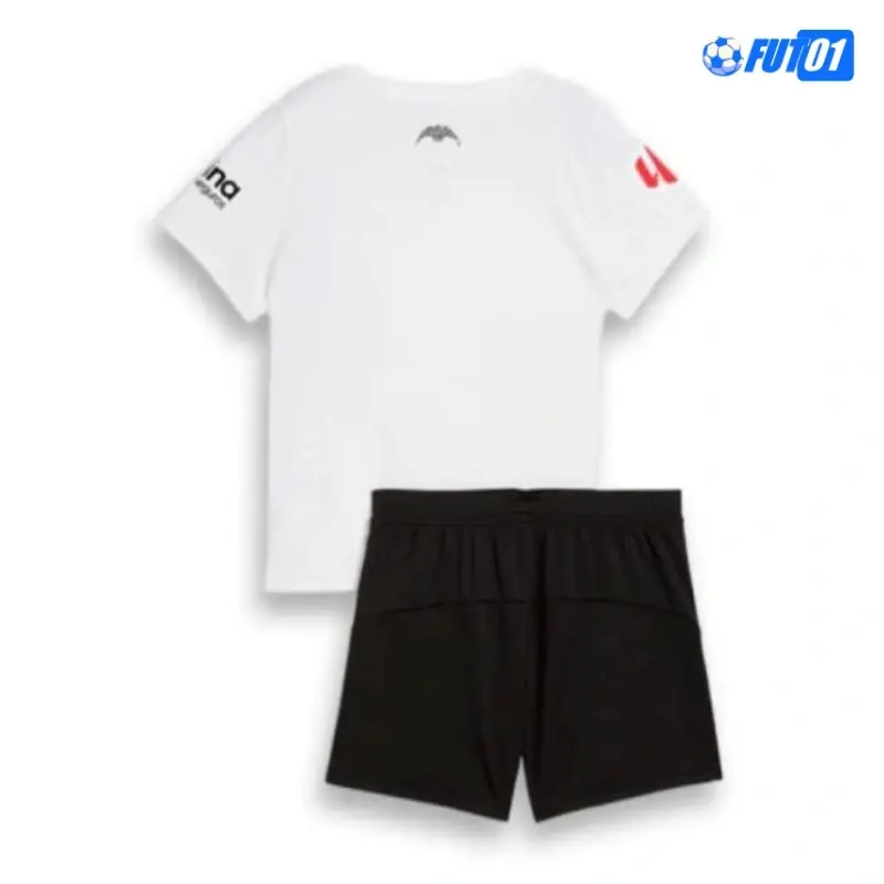 Camiseta Calidad Premium Valencia Home Primera Equipación 2025/26(Camiseta + Pantalón Corto)