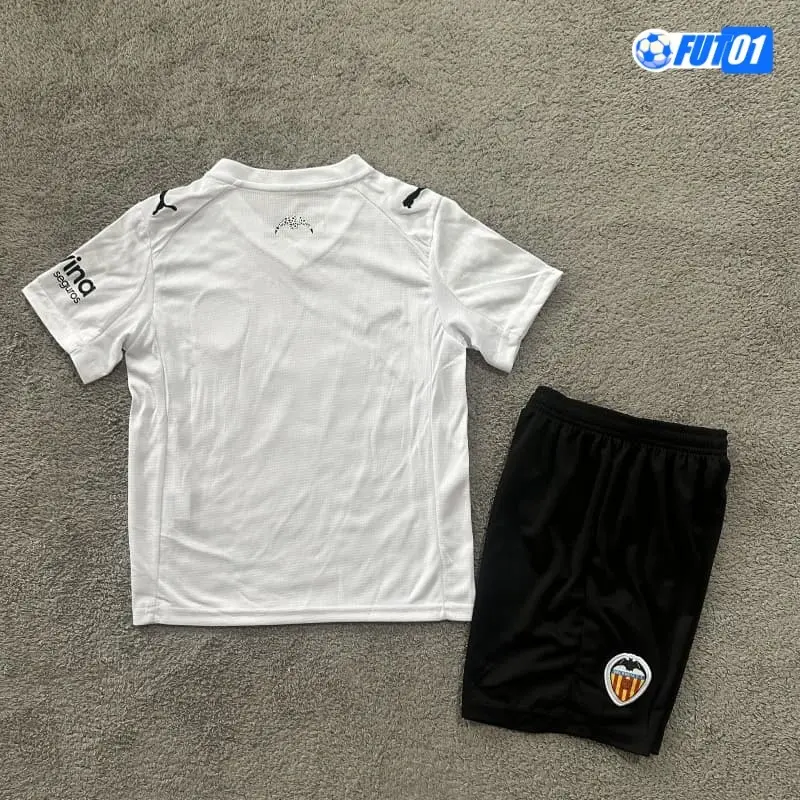 Camiseta Calidad Premium Valencia Home Primera Equipación 2025/26(Camiseta + Pantalón Corto)