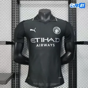 Camiseta Replica Manchester City Segunda Equipación 2025/26 Versión Jugador