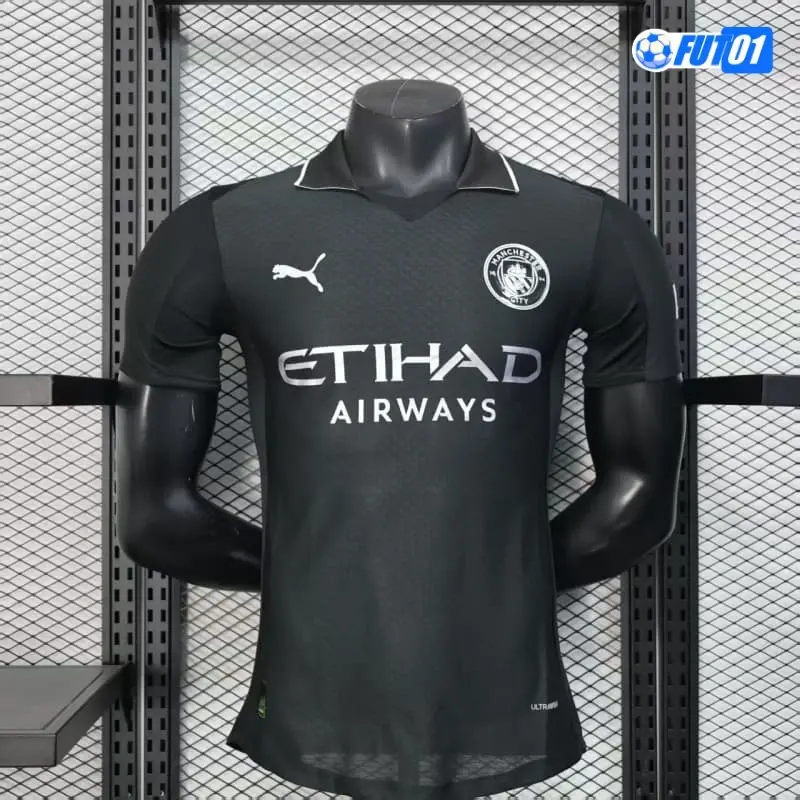 Camiseta Replica Manchester City Segunda Equipación 2025/26 Versión Jugador