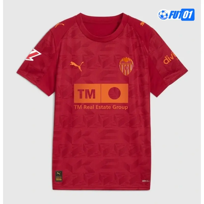 Camiseta Valencia Away 2025/26 con Parche La Liga