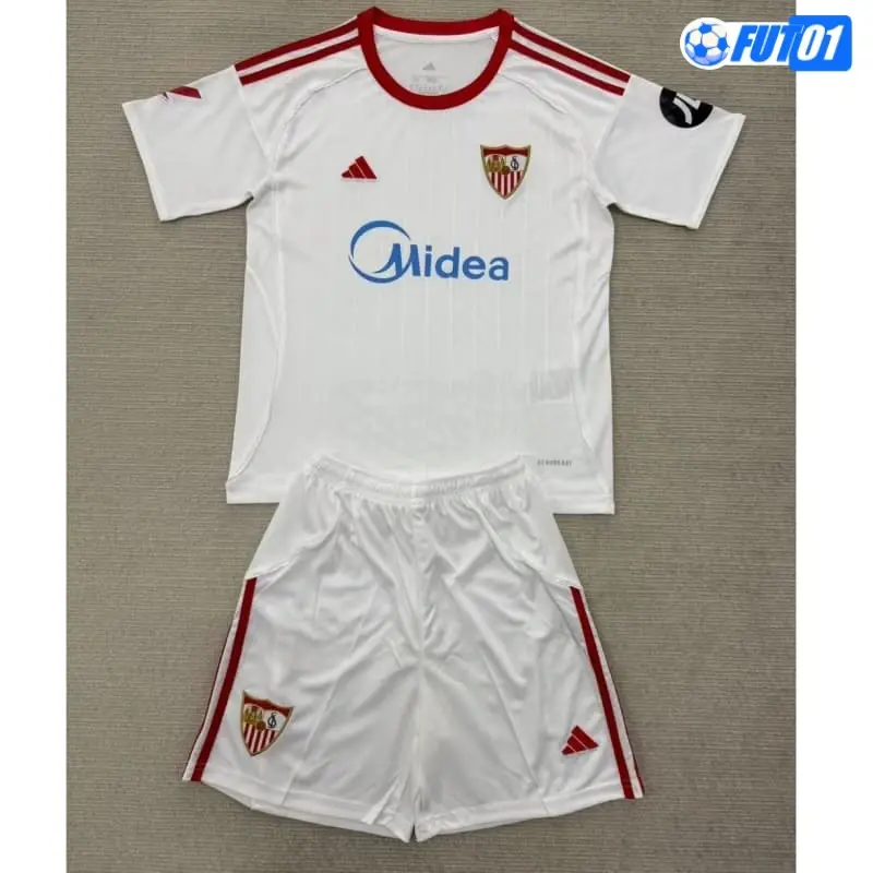 Camiseta Calidad AAA Sevilla FC Home 2025/26 Niño