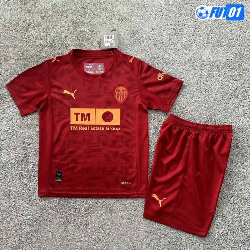 Camiseta Futbol Valencia Visitante 2025/26 Niño