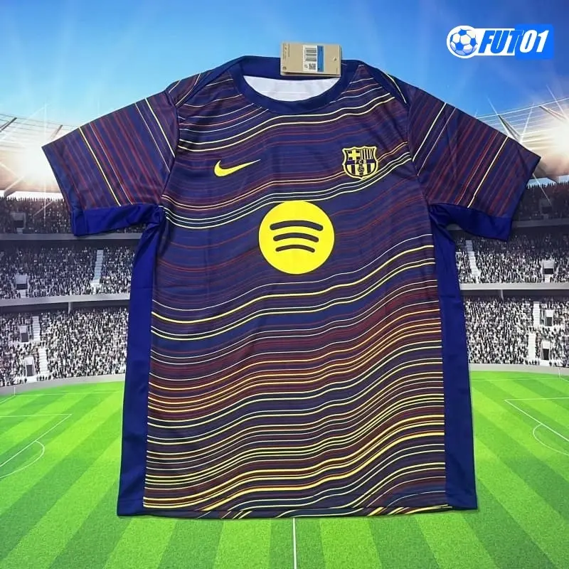 Camiseta Futbol Barcelona 2025/26 Pre-Match Multicolor