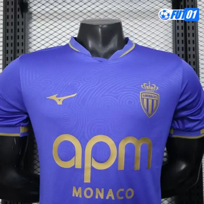 Camiseta Futbol Monaco Away 2025/26 Versión Jugador