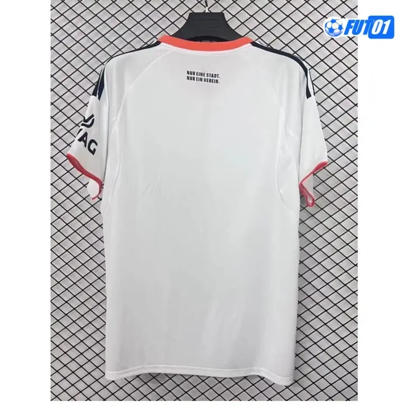 Camiseta Futbol Eintracht Fráncfort Visitante 2025/26