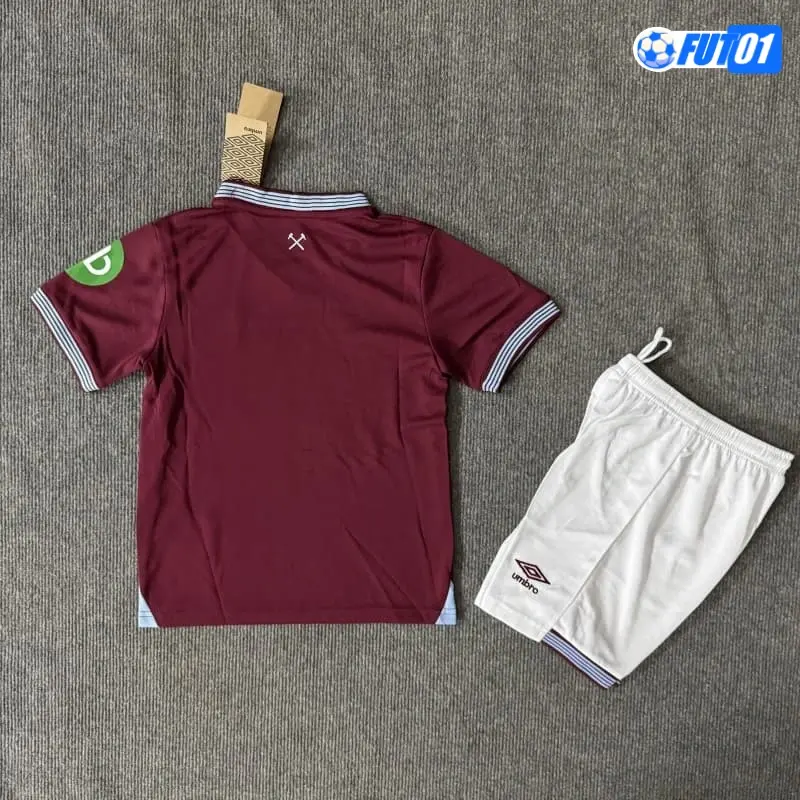 Camiseta Calidad AAA West Ham United Home Primera Equipación 2025/26 Niño