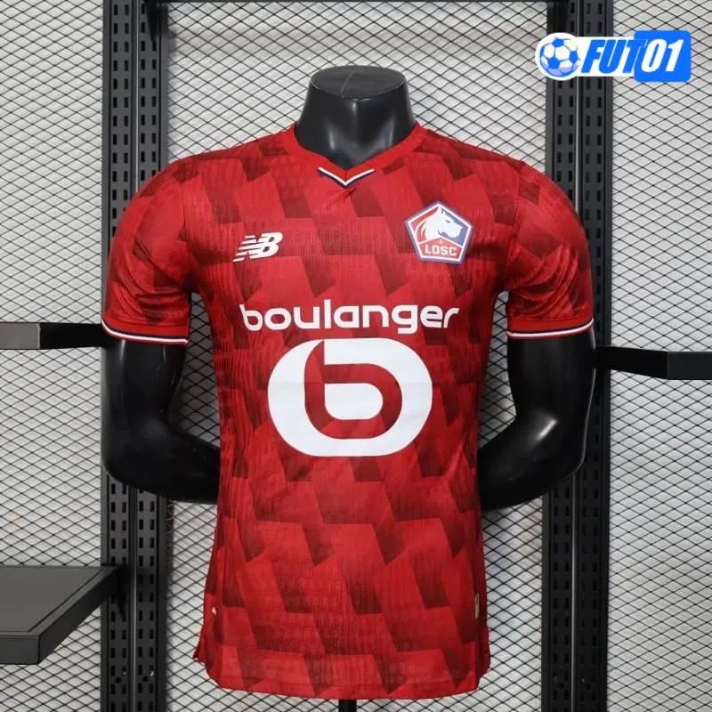 Camiseta Barata Lille OSC Local Primera Equipación 2025/26 Versión Jugador