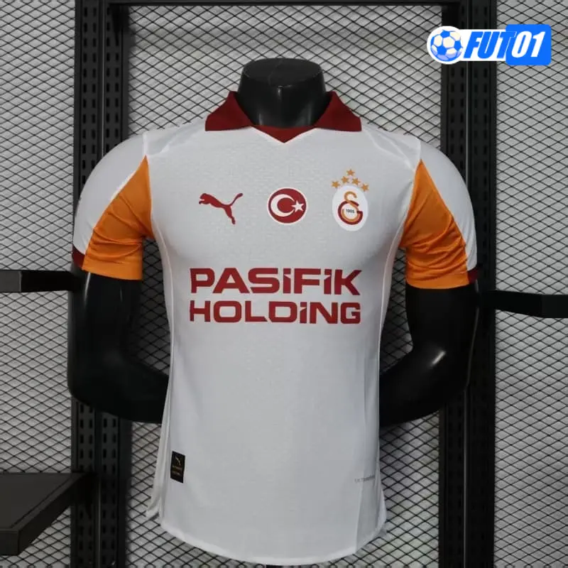 Camiseta Replica Galatasaray Visitante Segunda Equipación 2025/26 Versión Jugador