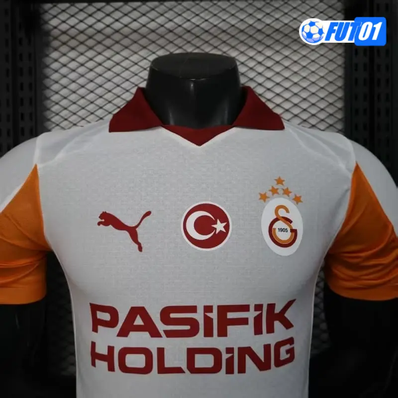 Camiseta Replica Galatasaray Visitante Segunda Equipación 2025/26 Versión Jugador