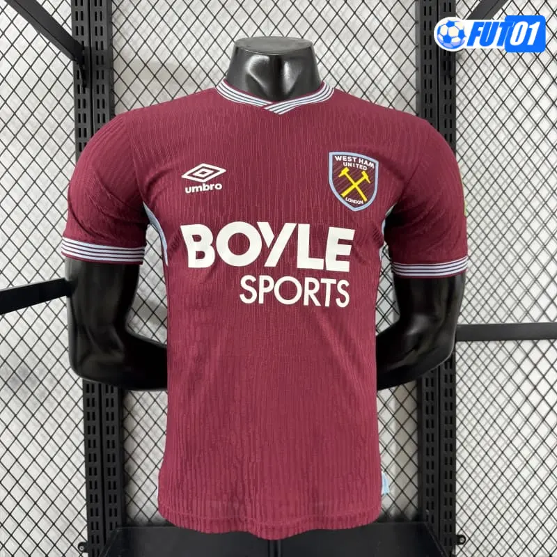 Camiseta Calidad AAA West Ham United Home 2025/26 Versión Jugador