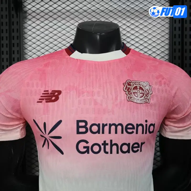 Camiseta Calidad Premium Leverkusen Visitante Segunda Equipación 2025/26 Versión Jugador