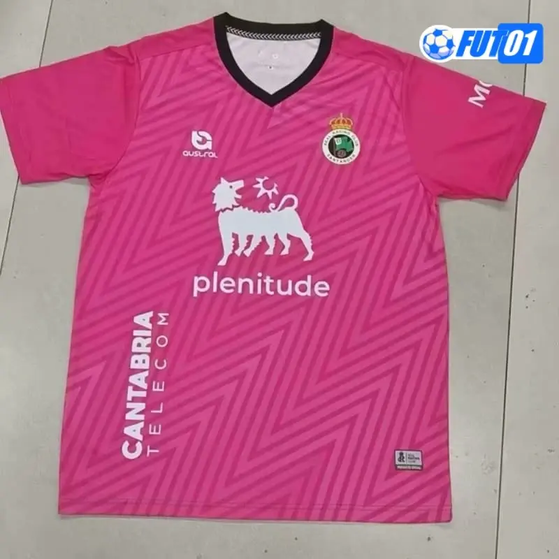 Camiseta Futbol de Portero Racing de Santander 2024/25 Rosa