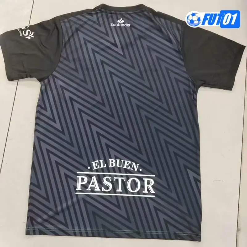 Camiseta Replica de Portero Racing de Santander 2024/25 Negro