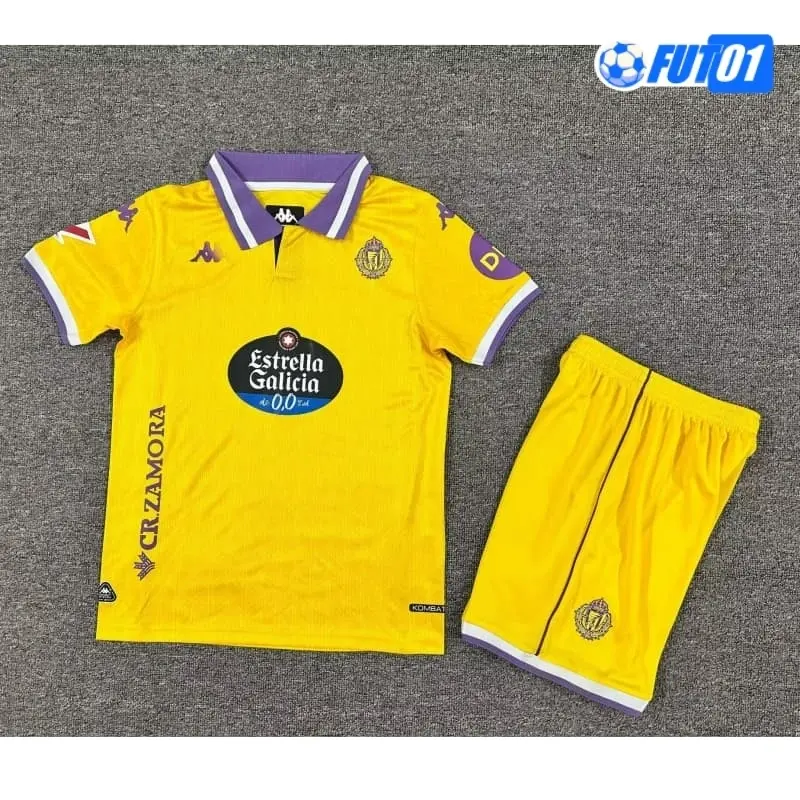 Camiseta Futbol Real Valladolid Third Tercera Equipación 2025/26 Equipación con Parche La Liga