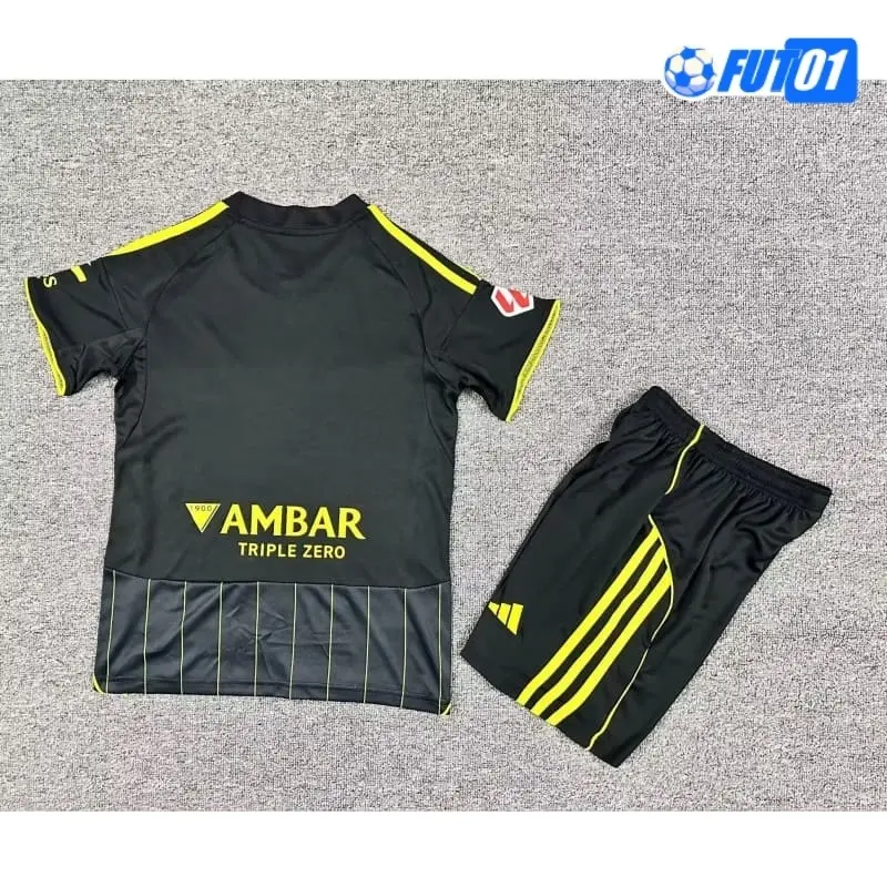 Camiseta Barata Real Zaragoza Away 2025/26 Niño con Parche La Liga