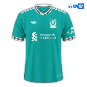 Camiseta Calidad Premium Liverpool Tercera Equipación 2025/2026