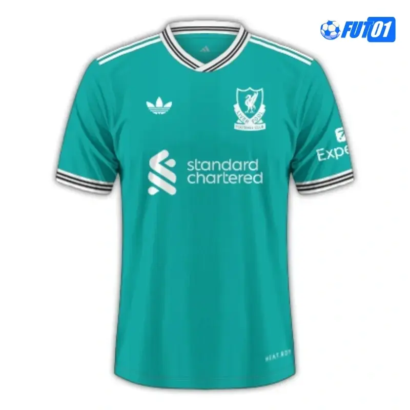Camiseta Calidad Premium Liverpool Tercera Equipación 2025/2026