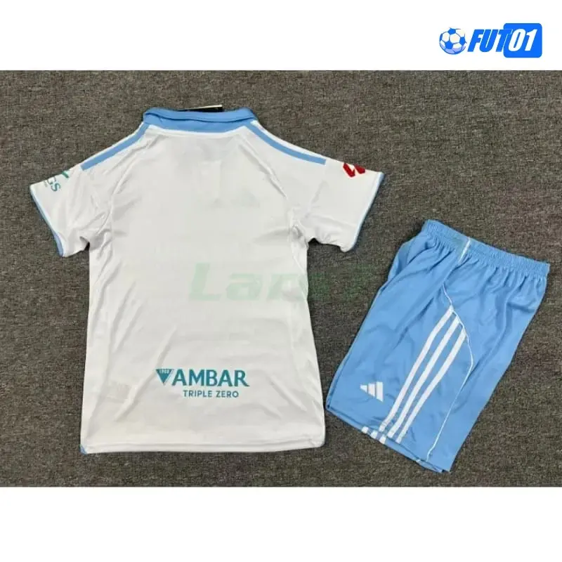 Camiseta Futbol Real Zaragoza Home 2025/2026 Equipación con Parche La Liga