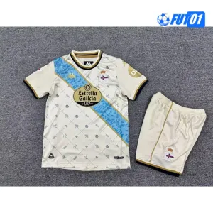 Camiseta Futbol Deportivo de La Coruña Tercera Equipación 2025/2026 Niño con Parche La Liga