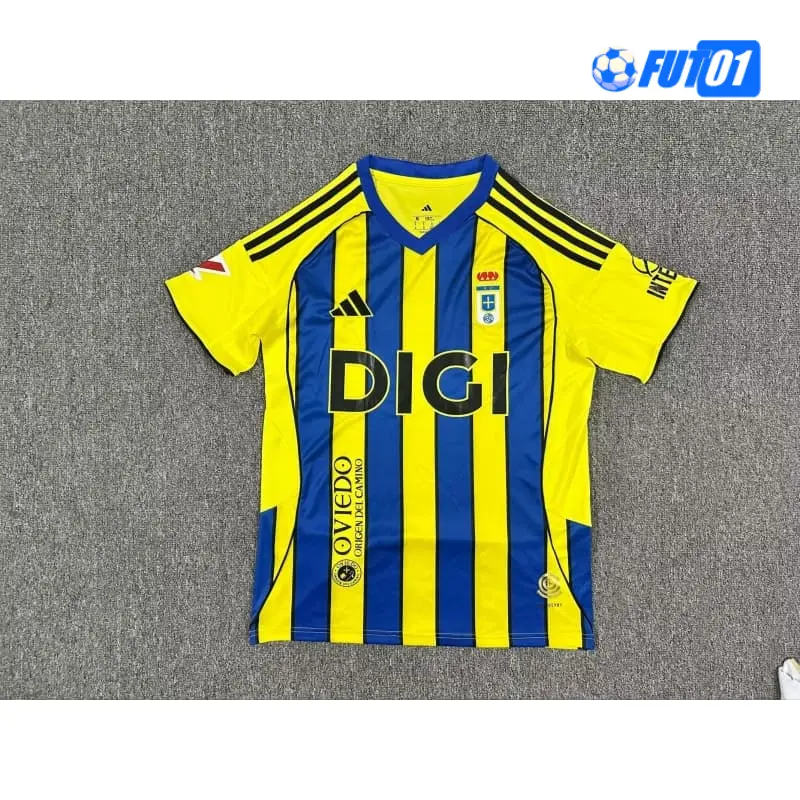 Camiseta Calidad THAI Real Oviedo Away 2025/2026 con Parche La Liga