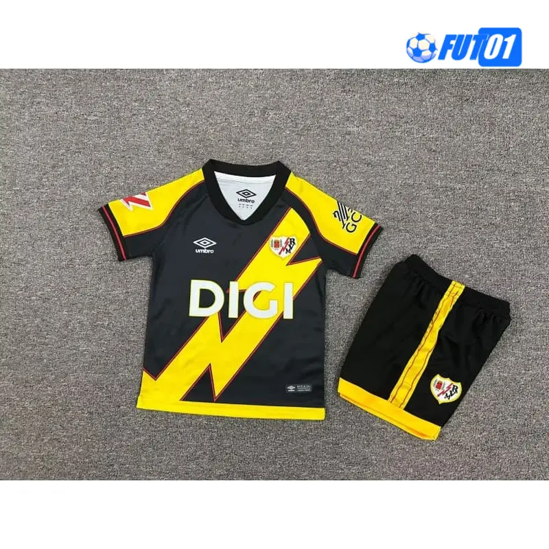 Camiseta Futbol Rayo Vallecano Alternativo 2025/2026 Niño con Parche La Liga