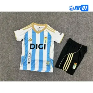 Camiseta Replica Real Oviedo Alternativo 2025/2026 Niño con Parche La Liga