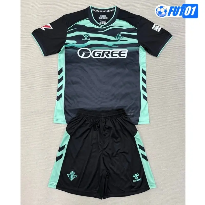 Camiseta Calidad Premium Real Betis Alternativo Niño 2025/2026 con Parche La Liga