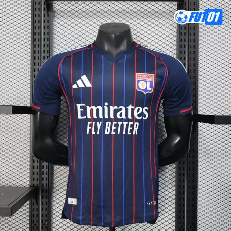 Camiseta Calidad AAA Olympique De Lyon Away Segunda Equipación 2025/2026 Versión Jugador
