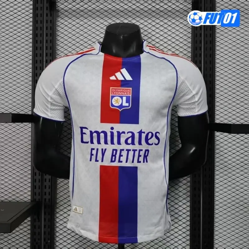 Camiseta Calidad THAI Olympique De Lyon Home 2025/2026 Versión Jugador