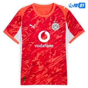 Camiseta Barata de Portero Borussia Dortmund 2025/2026 Naranja