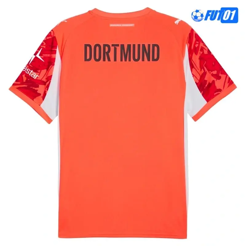 Camiseta Barata de Portero Borussia Dortmund 2025/2026 Naranja