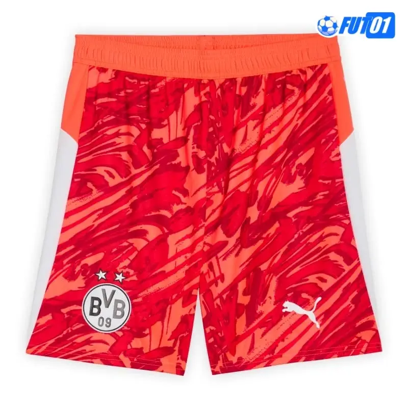 Camiseta Barata de Portero Borussia Dortmund 2025/2026 Naranja